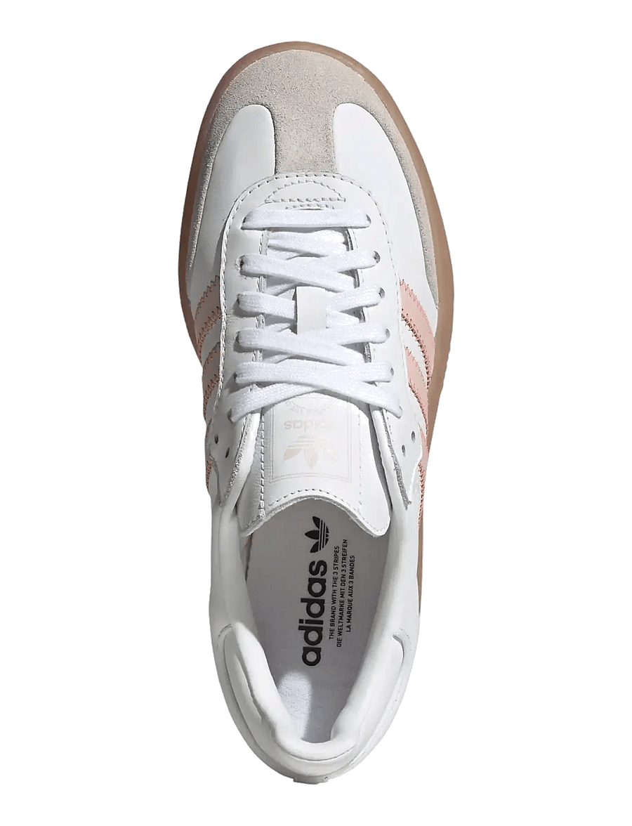 adidas Originals - SAMBAE W - baskets basses - ftwwht/sanpin/seflre - 4