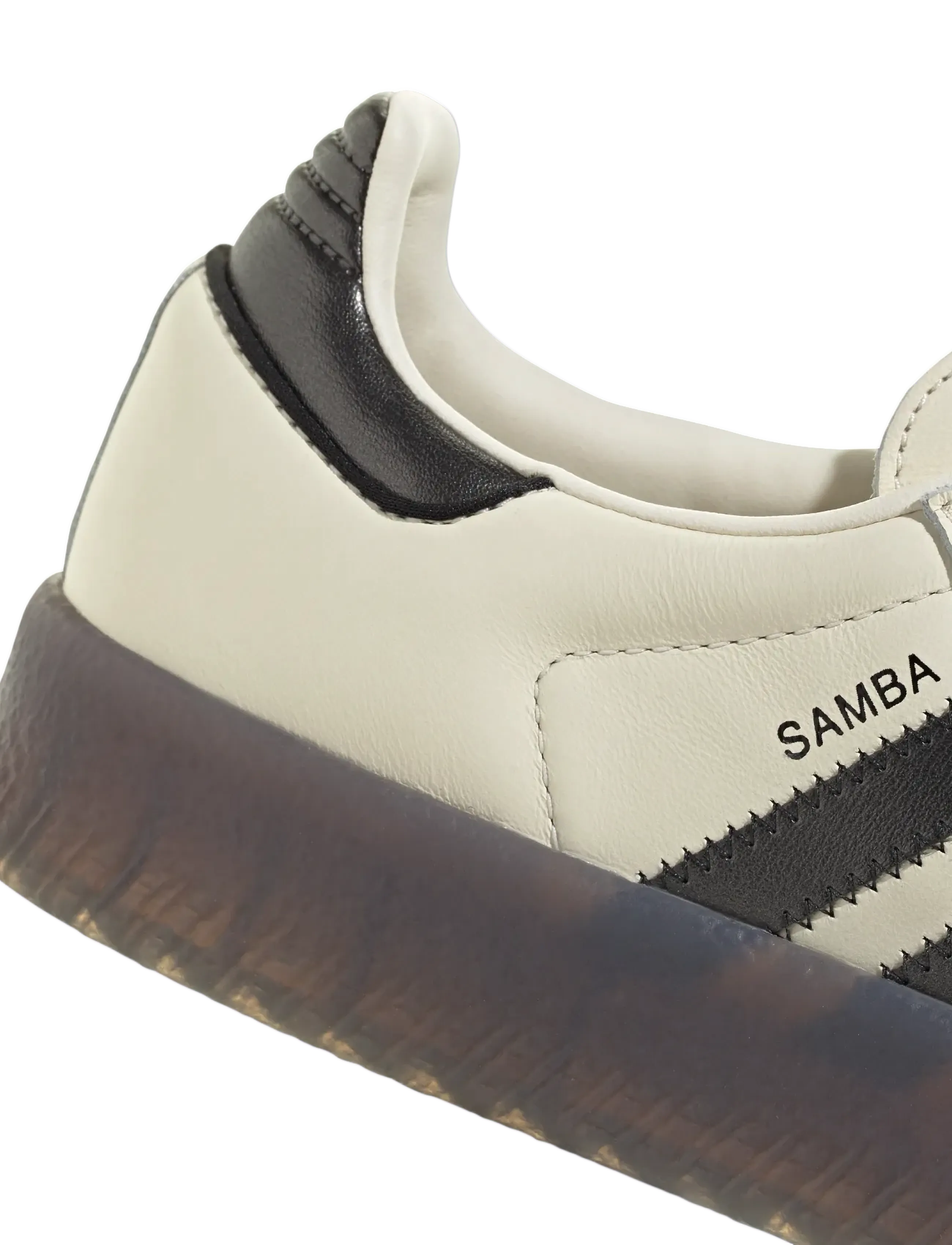 adidas Originals - SAMBAE W - lave sneakers - crewht/cblack/gum5 - 5