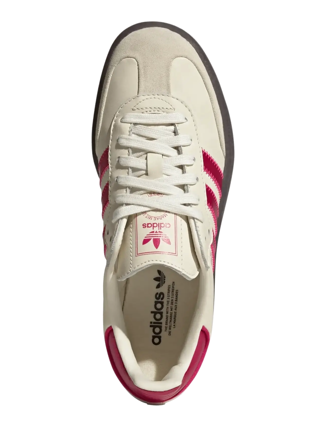 adidas Originals - SAMBAE W - baskets basses - crewht/shopnk/shopnk - 4