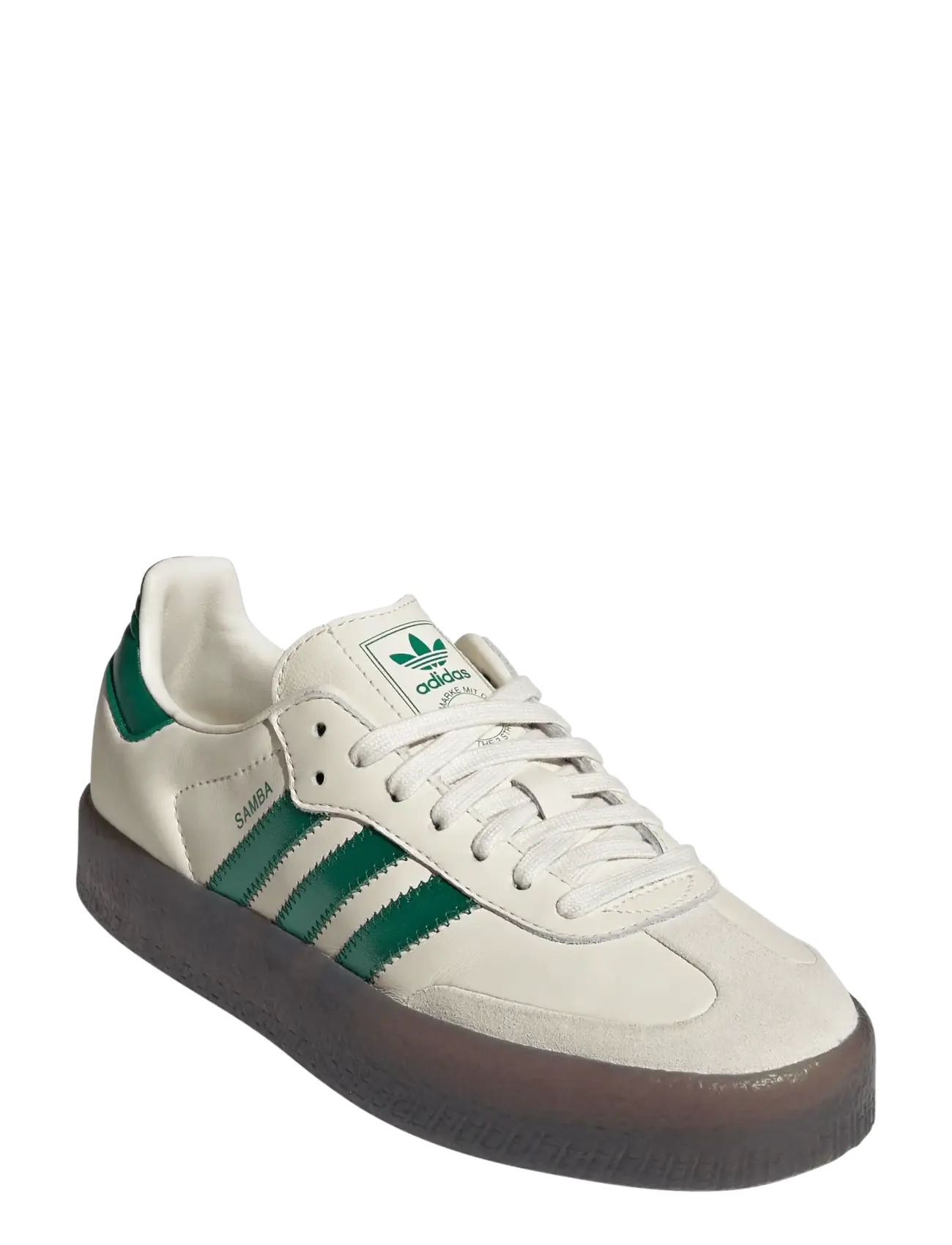 adidas Originals SAMBAE W - Sneakers - CREWHT/BGREEN/CGREEN / cream