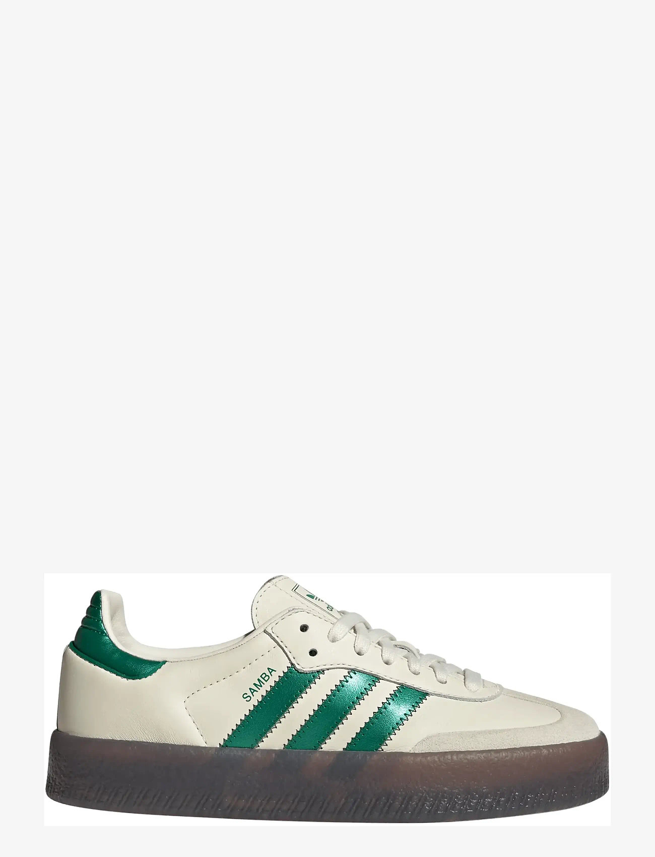 adidas Originals - SAMBAE W - lave sneakers - crewht/bgreen/cgreen - 1