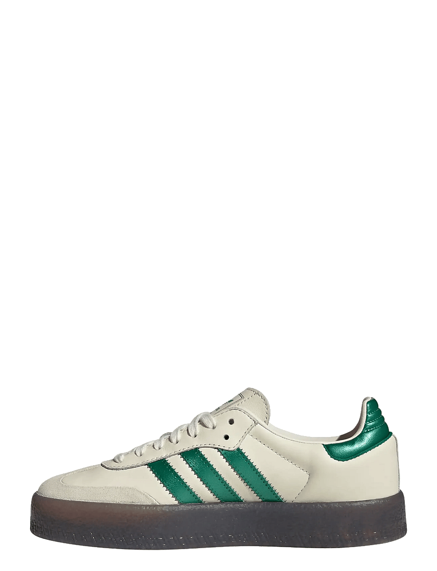 adidas Originals - SAMBAE W - lave sneakers - crewht/bgreen/cgreen - 2
