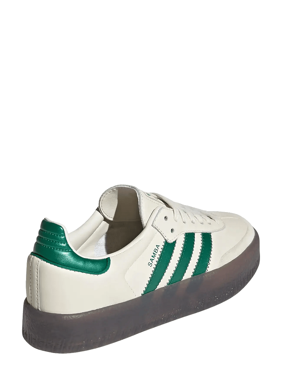 adidas Originals - SAMBAE W - lave sneakers - crewht/bgreen/cgreen - 3