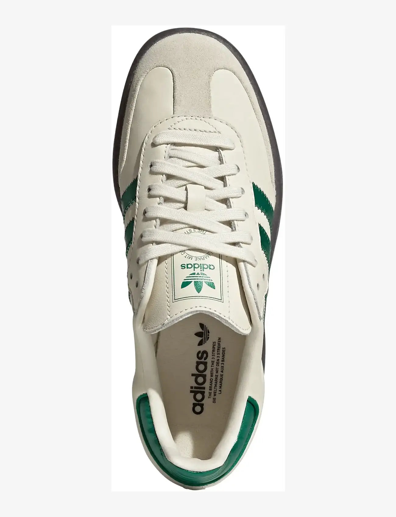 adidas Originals - SAMBAE W - lave sneakers - crewht/bgreen/cgreen - 4