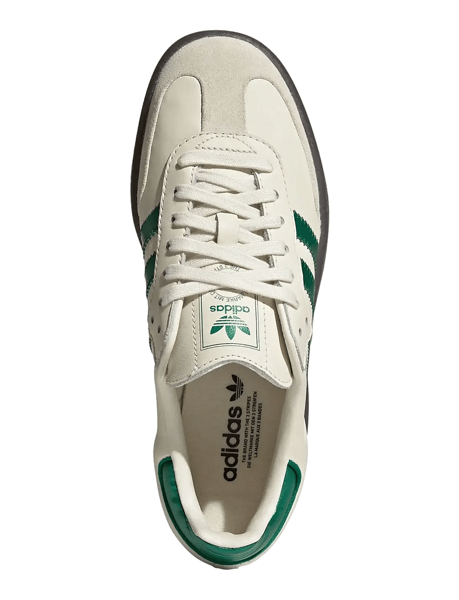 adidas Originals - SAMBAE W - lave sneakers - crewht/bgreen/cgreen - 4