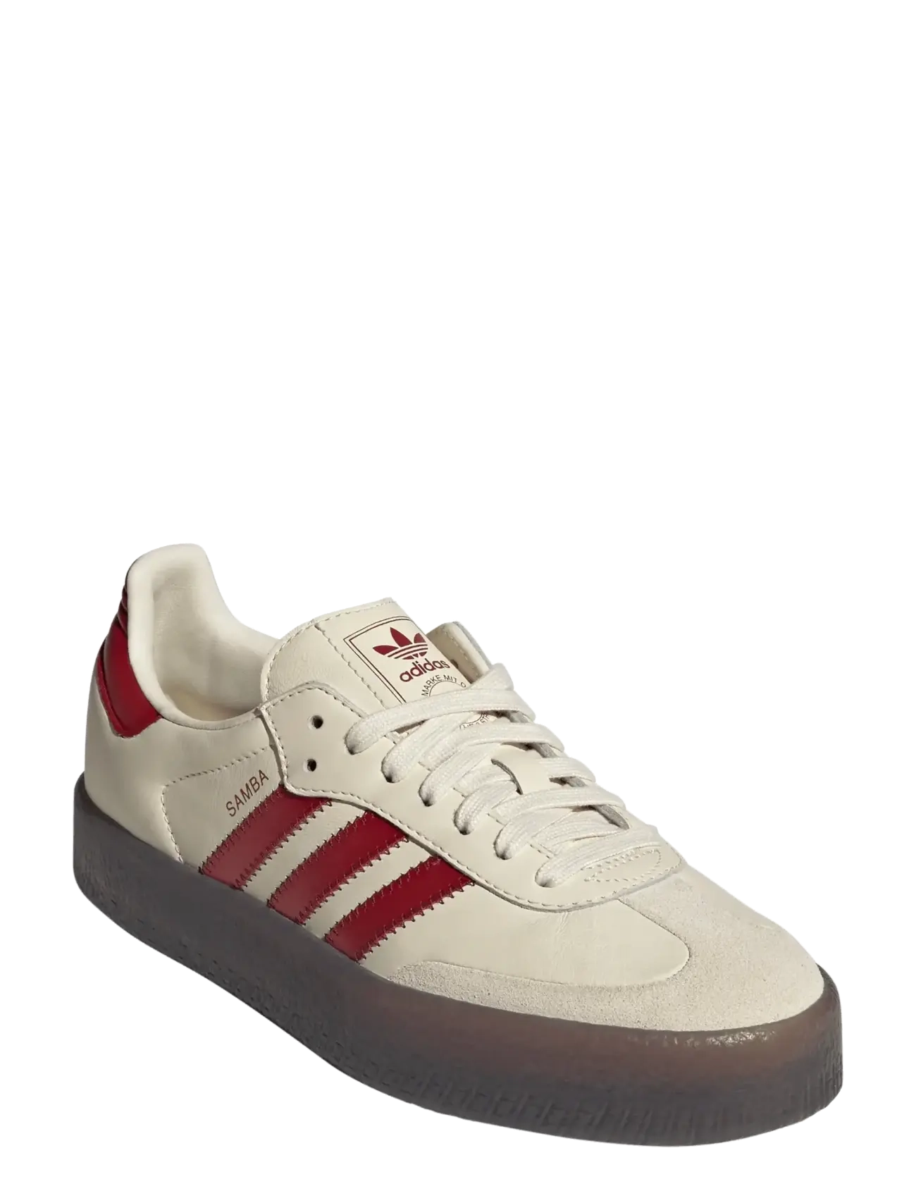 adidas Originals SAMBAE W - Vabaajajalatsid - CREWHT/TMVIRE/SHARED / cream