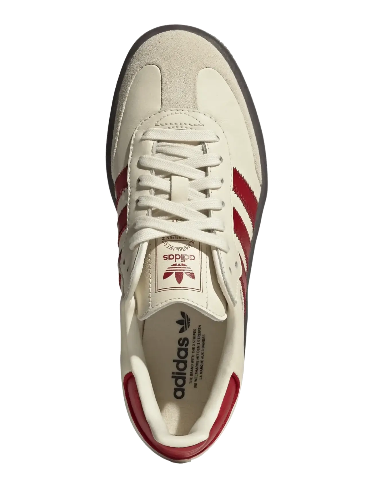 adidas Originals - SAMBAE W - lave sneakers - crewht/tmvire/shared - 4