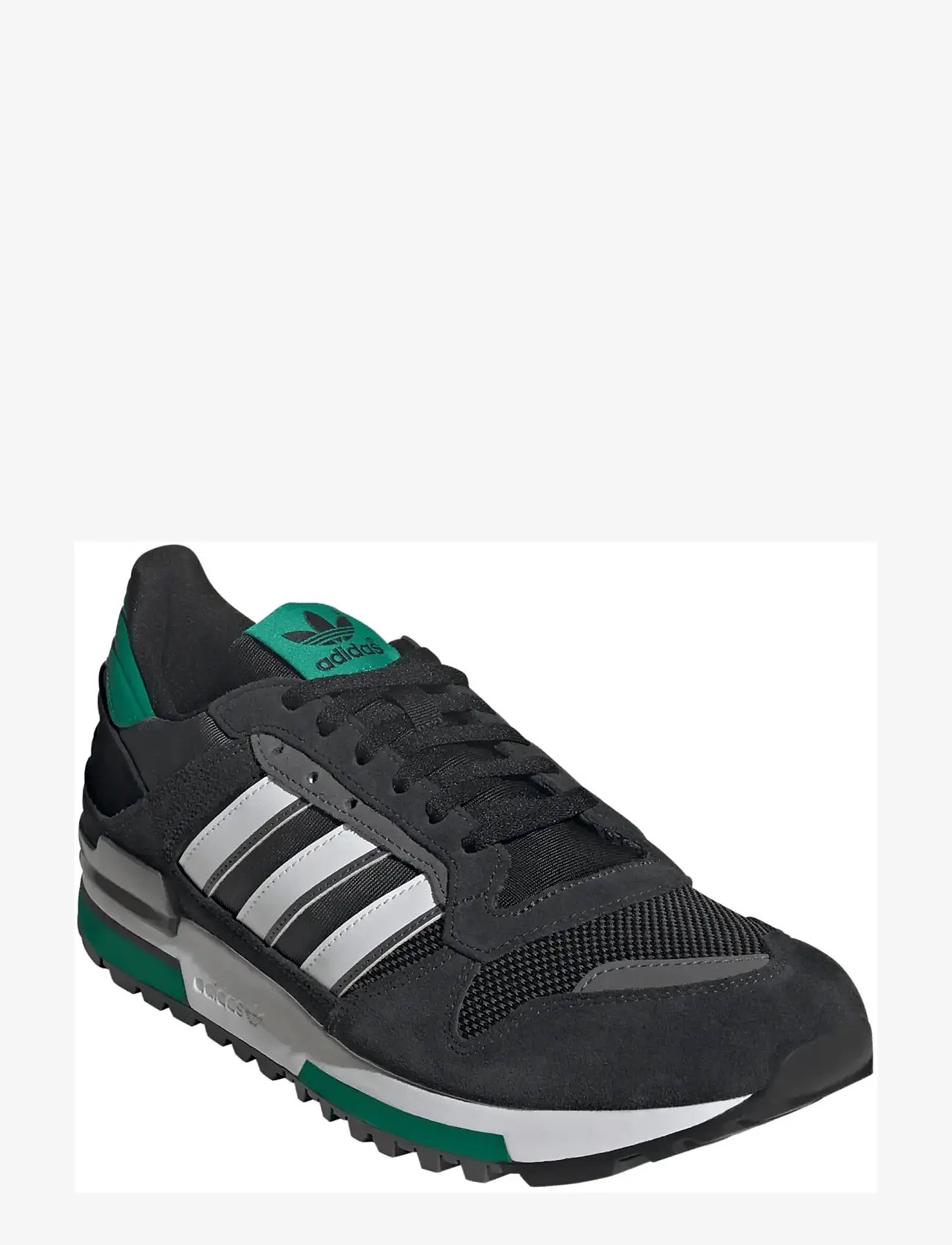 adidas Originals - ZX 600 - låga sneakers - carbon/ftwwht/bgreen - 0