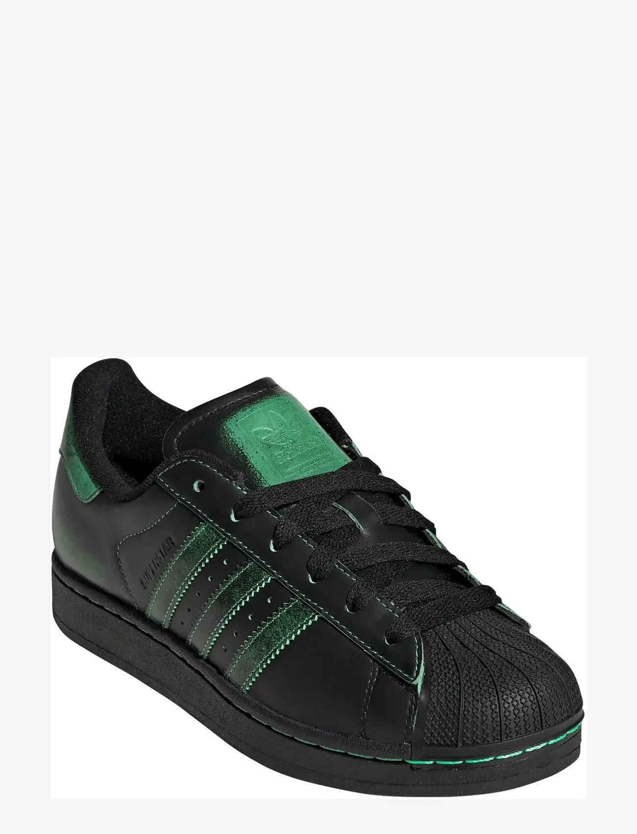 adidas Originals - SUPERSTAR II W - low top sneakers - cblack/cblack/sescgr - 0