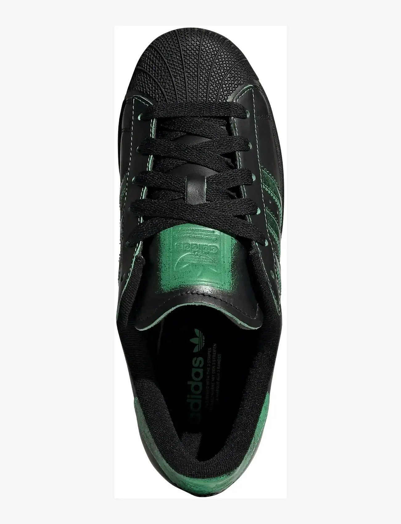 adidas Originals - SUPERSTAR II W - low top sneakers - cblack/cblack/sescgr - 4