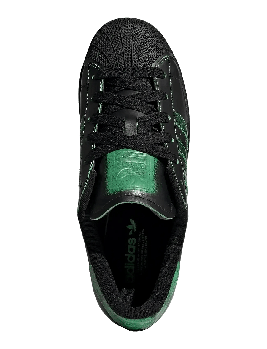 adidas Originals - SUPERSTAR II W - låga sneakers - cblack/cblack/sescgr - 4