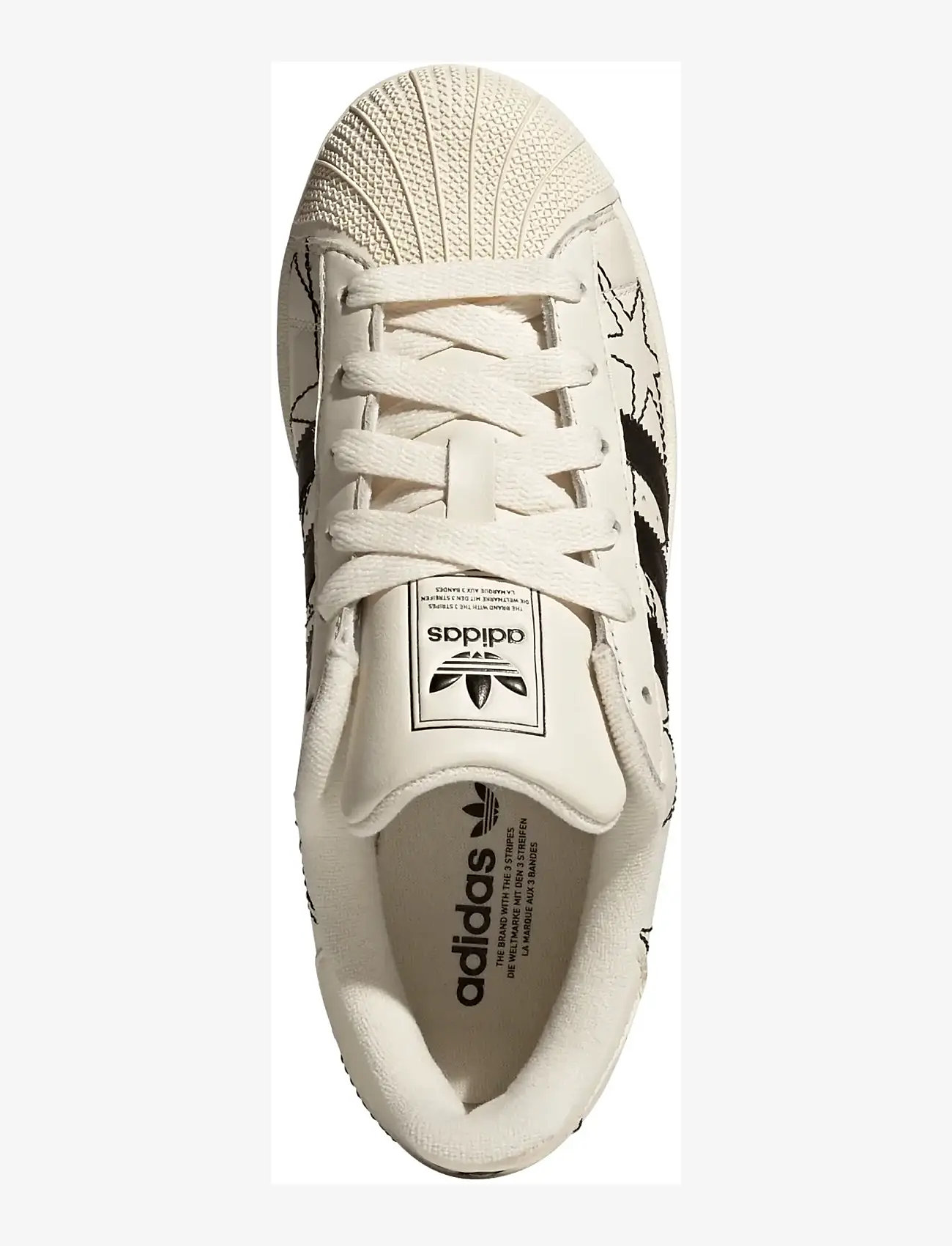adidas Originals - SUPERSTAR II W - lave sneakers - crewht/cblack/crewht - 4