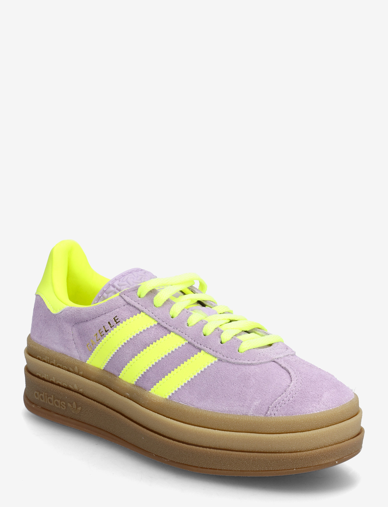 adidas Originals - GAZELLE BOLD W - lave sneakers - powplu/syello/goldmt - 0