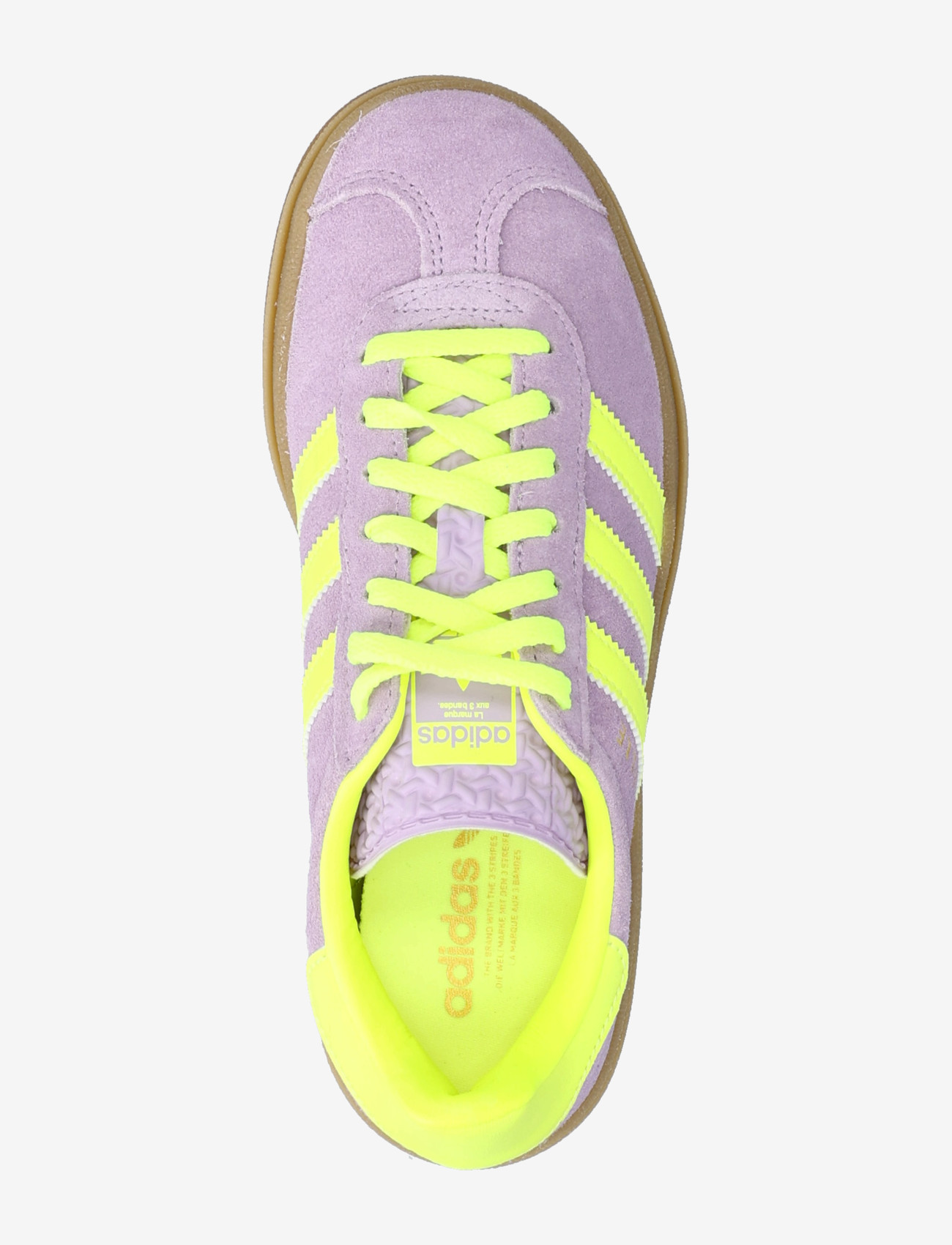 adidas Originals - GAZELLE BOLD W - lave sneakers - powplu/syello/goldmt - 3