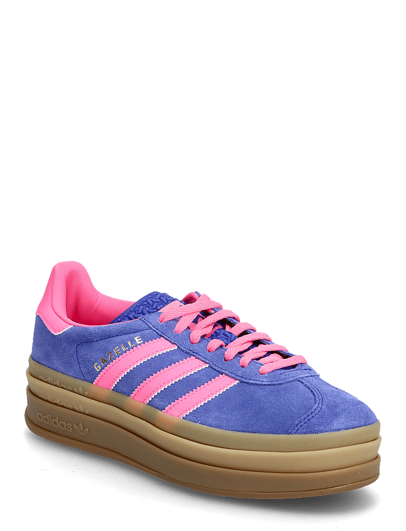 adidas Originals - GAZELLE BOLD W - lave sneakers - lucblu/lucpnk/goldmt - 0