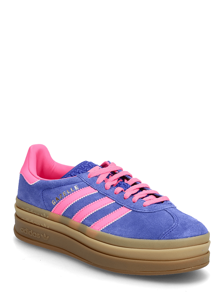 adidas Originals - GAZELLE BOLD W - niedrige sneakers - lucblu/lucpnk/goldmt - 0
