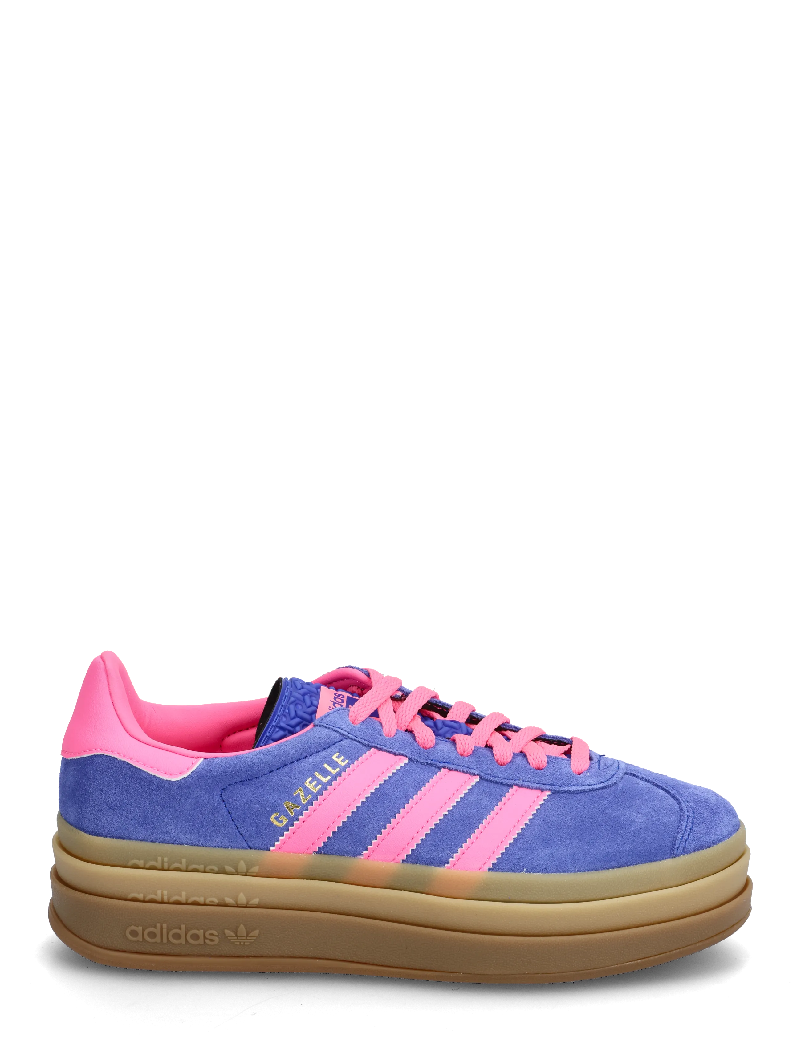 adidas Originals - GAZELLE BOLD W - lave sneakers - lucblu/lucpnk/goldmt - 1