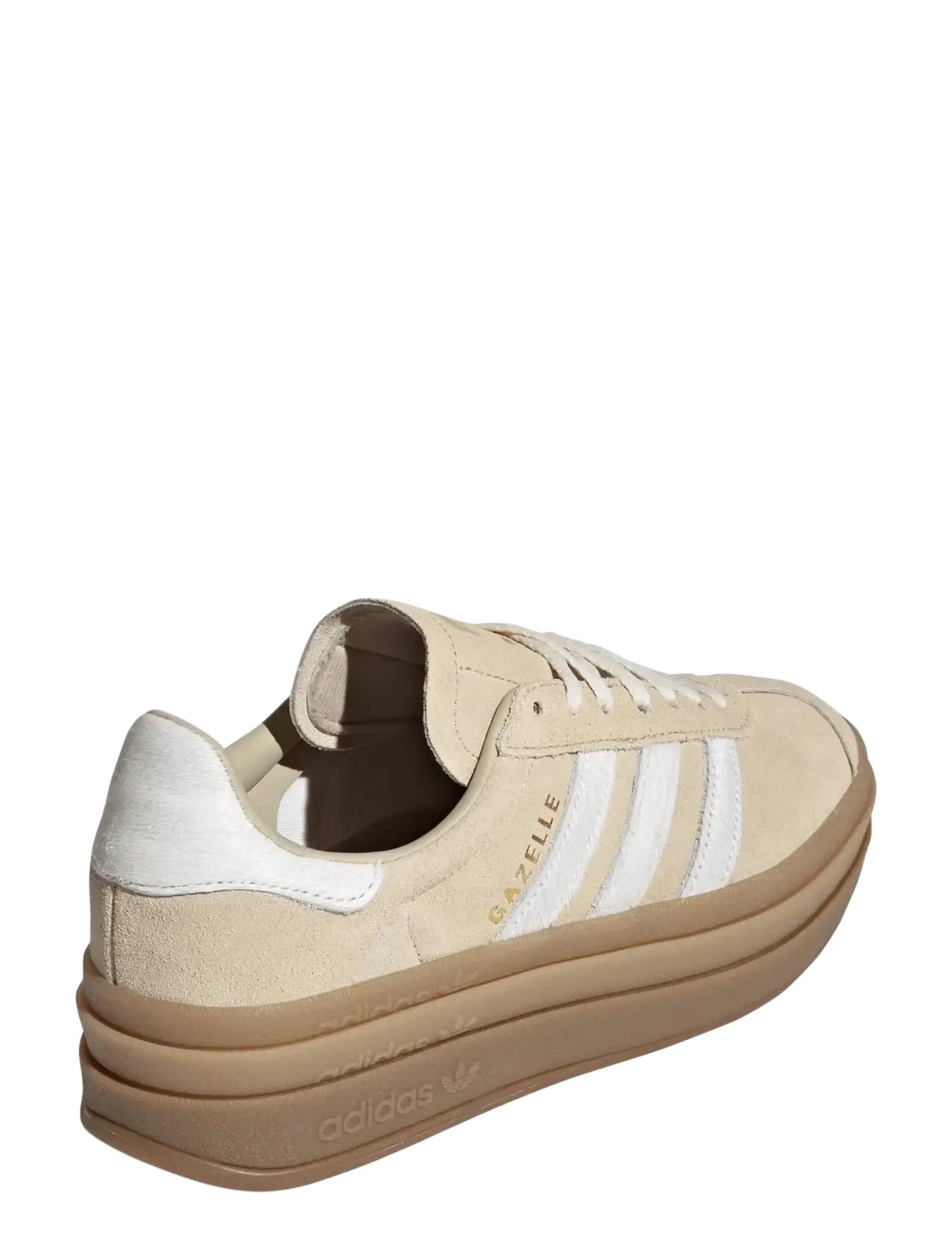 adidas Originals - GAZELLE BOLD W - lave sneakers - stokha/crewht/goldmt - 3