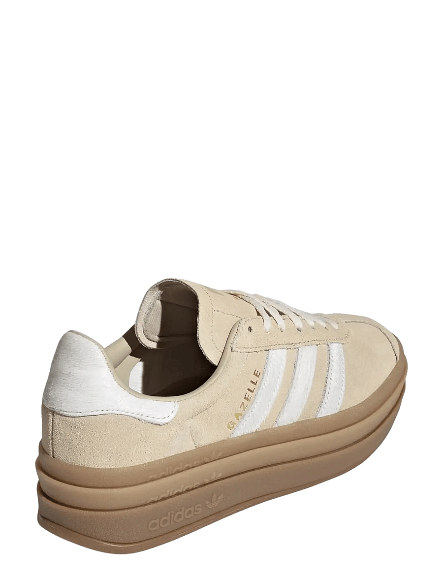 adidas Originals - GAZELLE BOLD W - niedrige sneakers - stokha/crewht/goldmt - 3