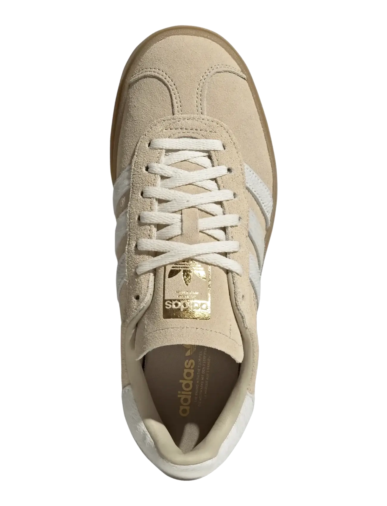 adidas Originals - GAZELLE BOLD W - lave sneakers - stokha/crewht/goldmt - 4