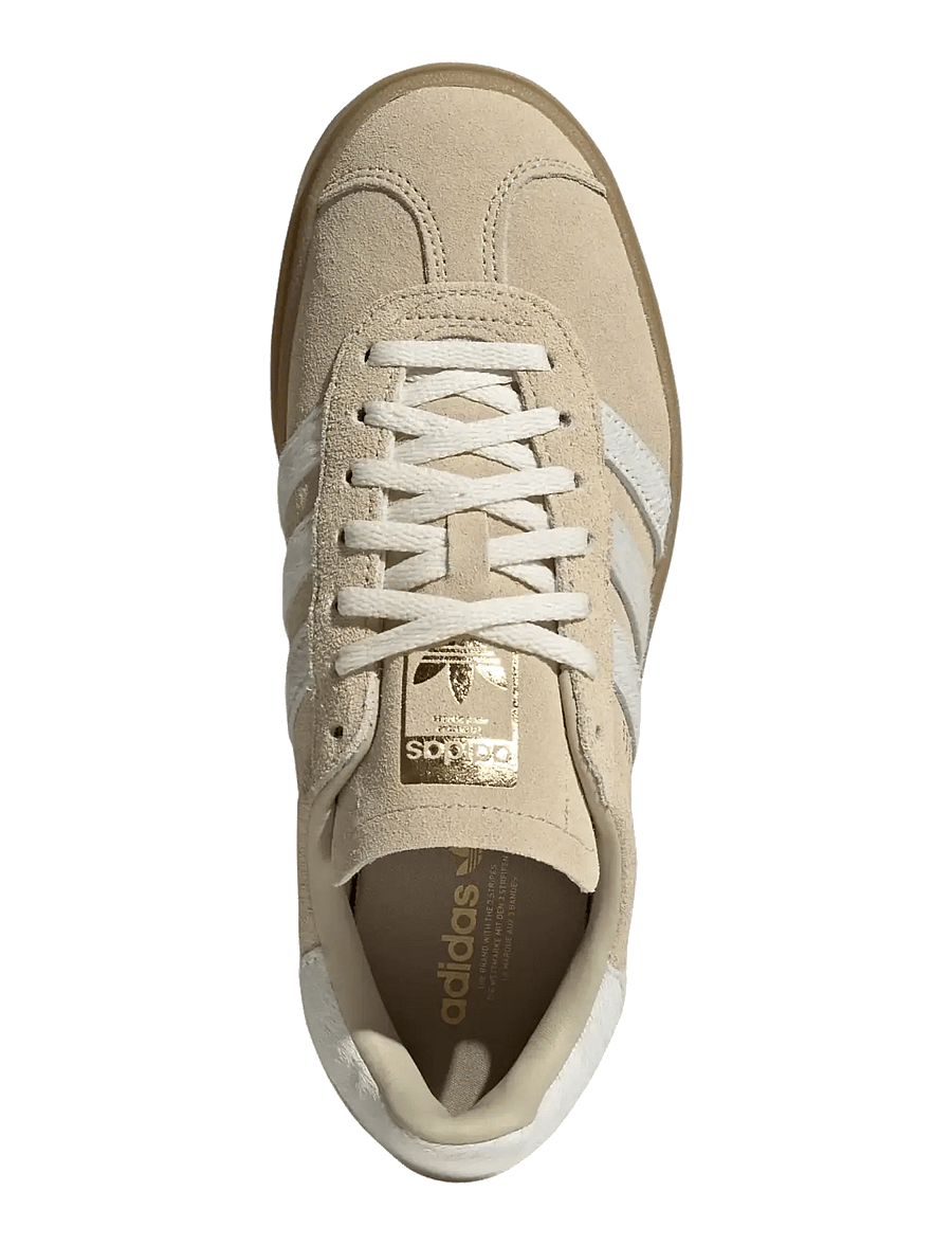 adidas Originals - GAZELLE BOLD W - niedrige sneakers - stokha/crewht/goldmt - 4