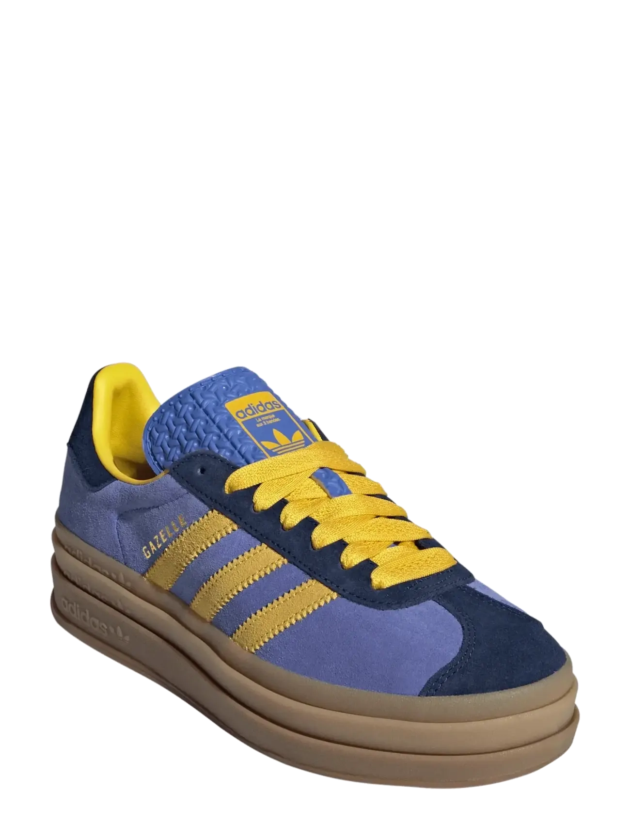 adidas Originals Gazelle Bold W, Kvinder, Gazelle Plateau Sneakers, Blå, Str: 39 1/3