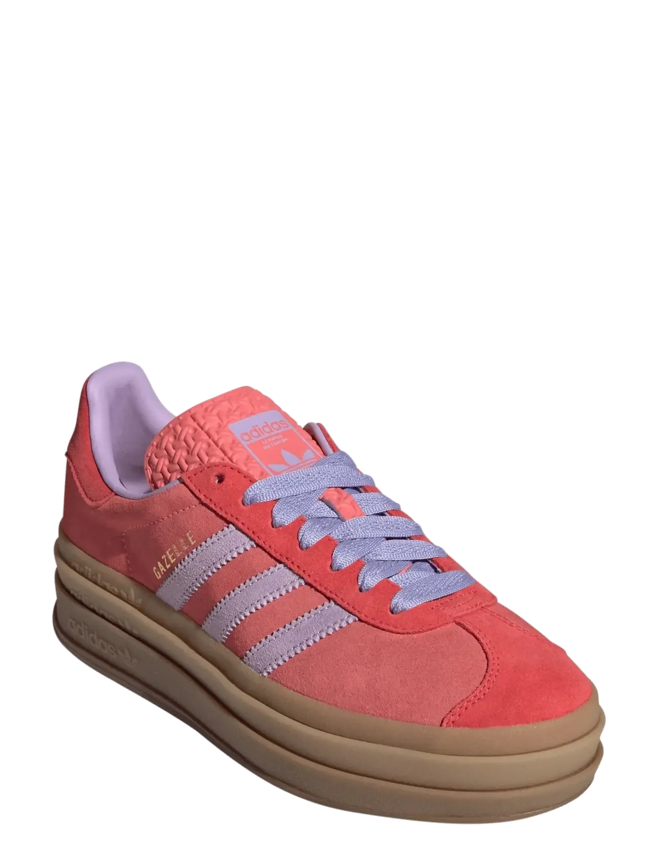 adidas Originals GAZELLE BOLD W - adidas - SEFLRE/POWPLU/SELURE / coral