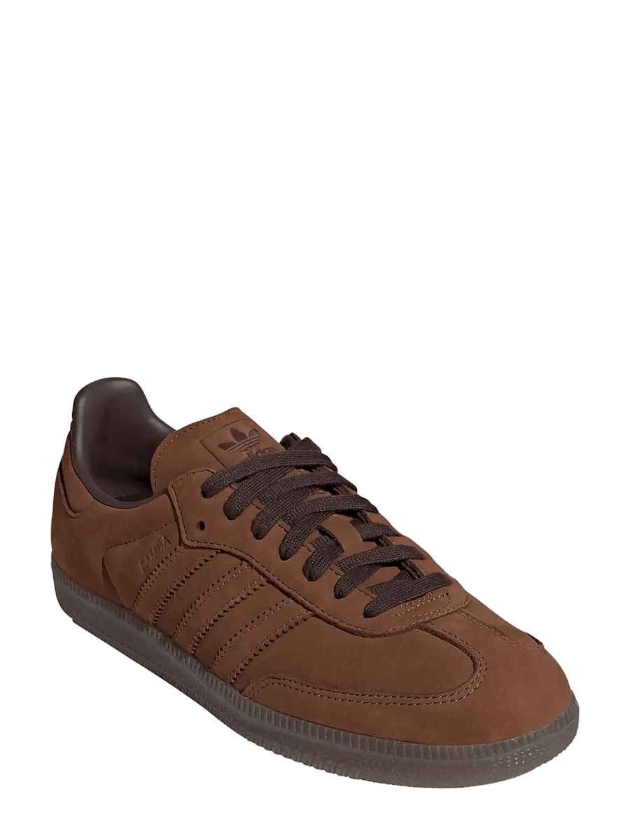 adidas Originals - SAMBA OG - zemi brīvā laika apavi - prebrn/auco/gum5 - 0
