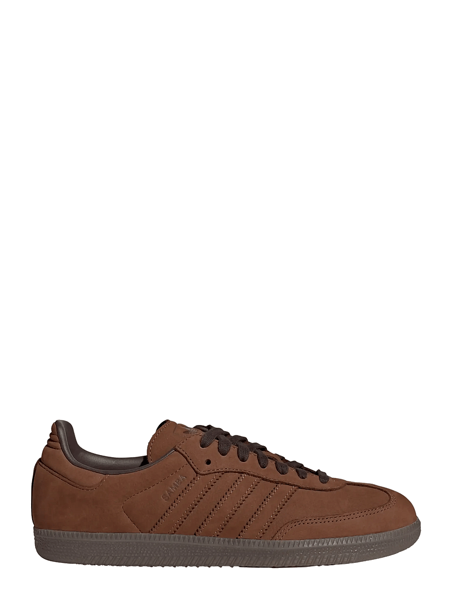 adidas Originals - SAMBA OG - zemi brīvā laika apavi - prebrn/auco/gum5 - 1