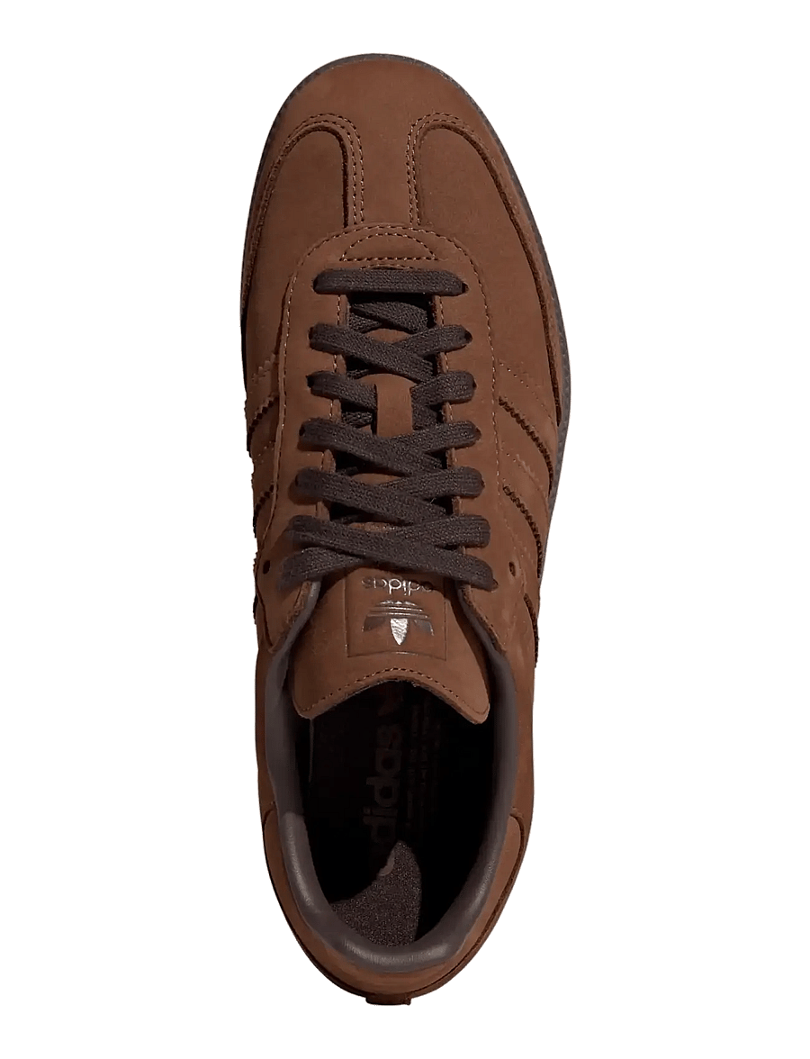 adidas Originals - SAMBA OG - zemi brīvā laika apavi - prebrn/auco/gum5 - 4