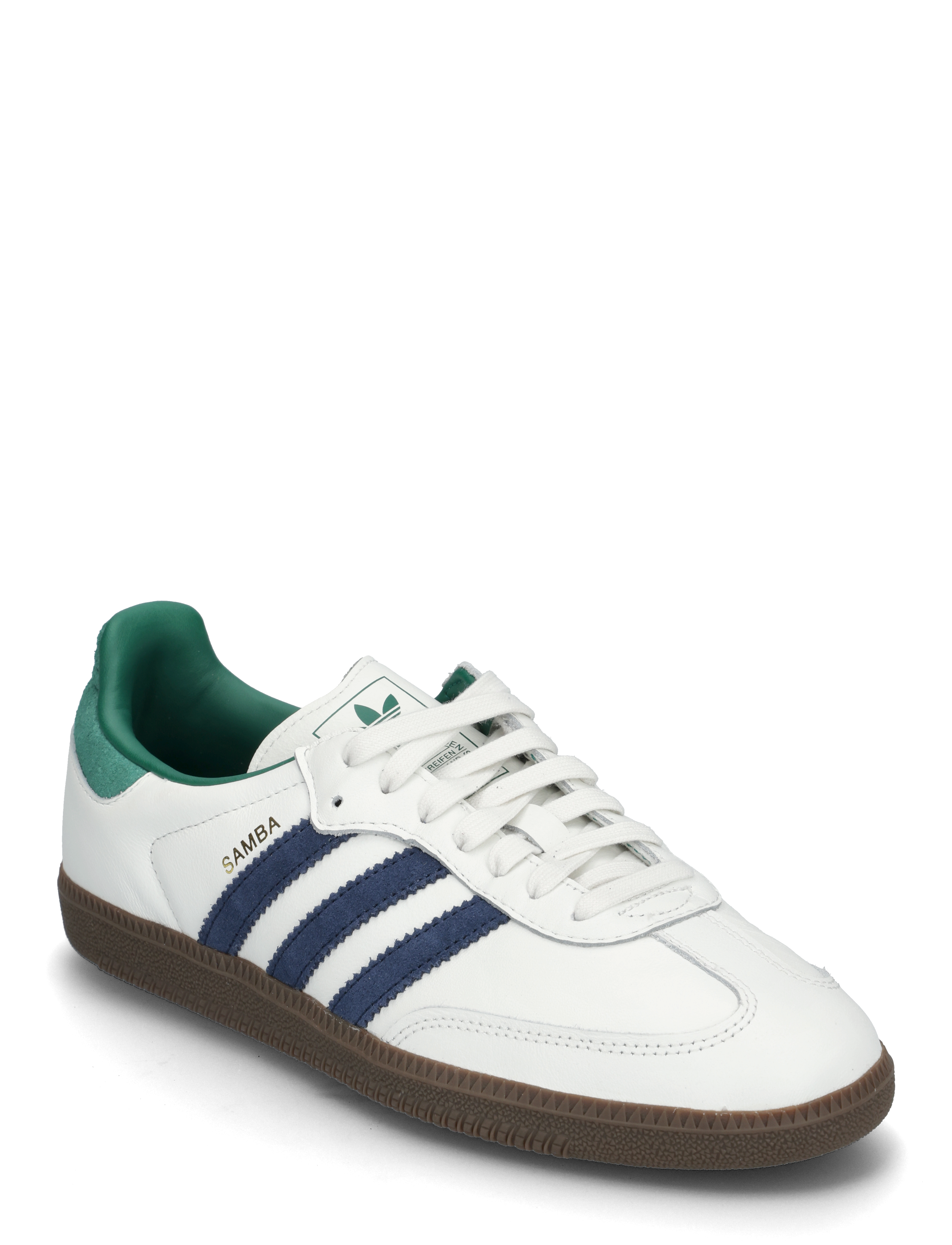 adidas Originals SAMBA OG - adidas - BLKWHI/CGREEN/ACTIVEG / white