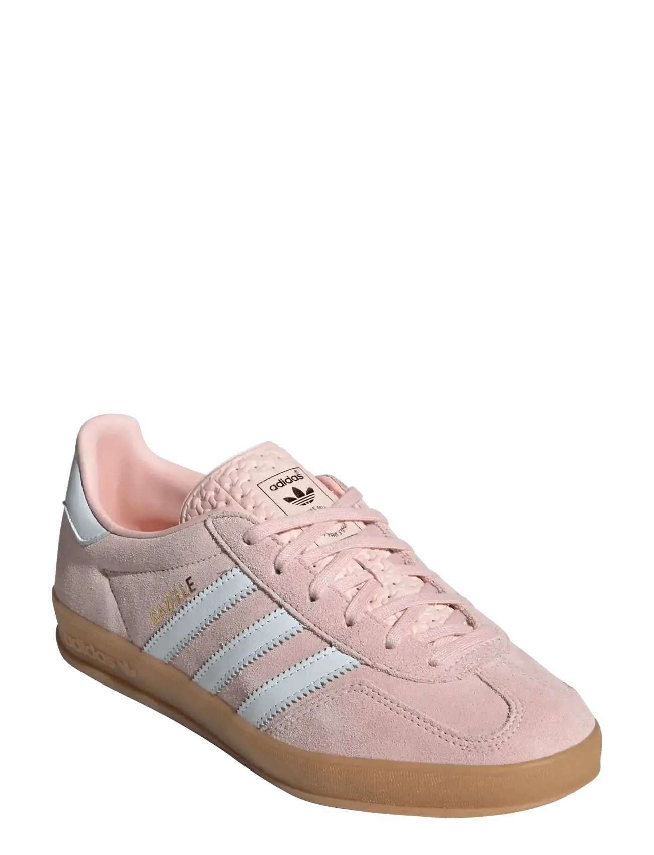 adidas Originals GAZELLE INDOOR W - T-Toe - SANPIN/FTWWHT/GUM3 / pink/rose