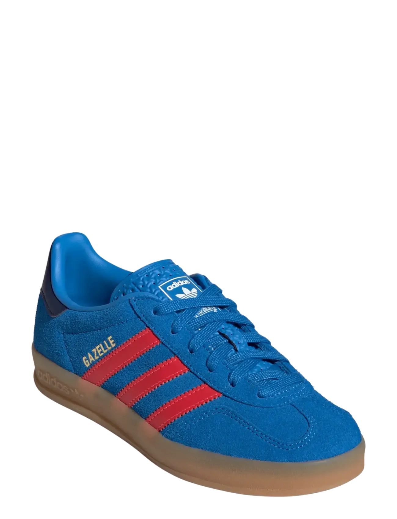 adidas Originals Gazelle Indoor J, Børn, Gazelle Sneaker, Blå, Str: 39 1/3