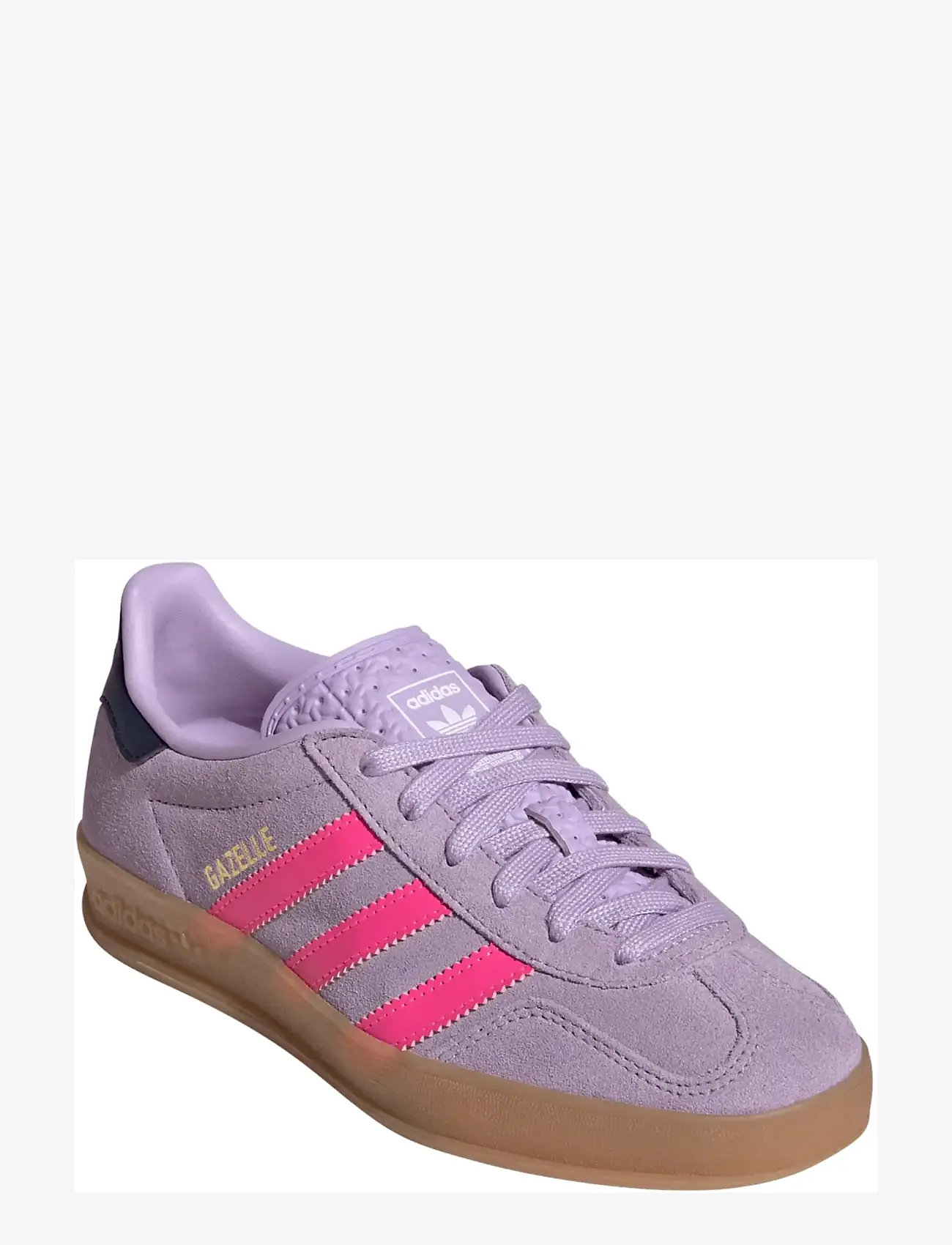 adidas Originals - GAZELLE INDOOR J - låga sneakers - powplu/lucpnk/gum2 - 0