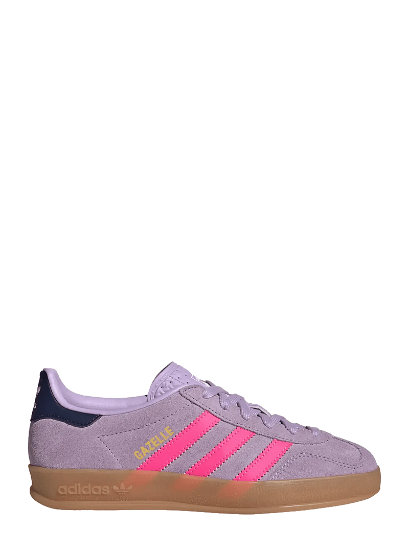 adidas Originals - GAZELLE INDOOR J - låga sneakers - powplu/lucpnk/gum2 - 1