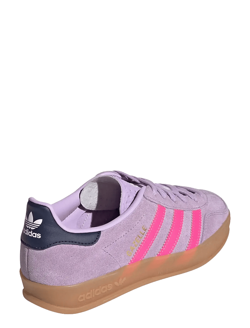 adidas Originals - GAZELLE INDOOR J - låga sneakers - powplu/lucpnk/gum2 - 3