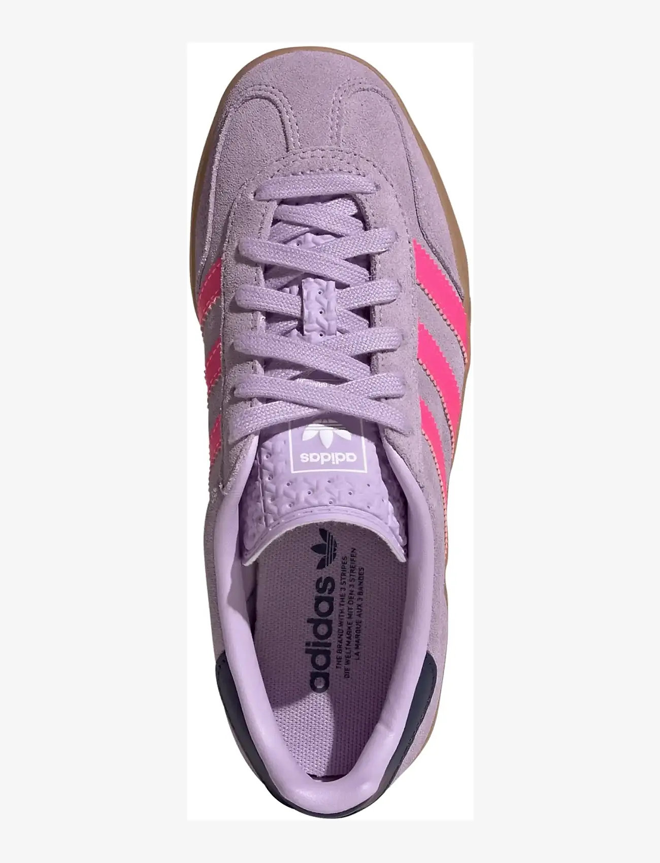 adidas Originals - GAZELLE INDOOR J - låga sneakers - powplu/lucpnk/gum2 - 4