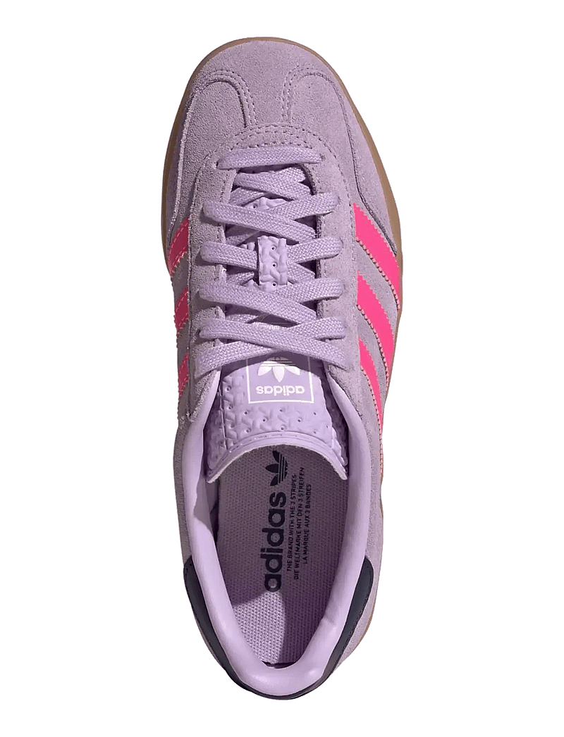 adidas Originals - GAZELLE INDOOR J - låga sneakers - powplu/lucpnk/gum2 - 4