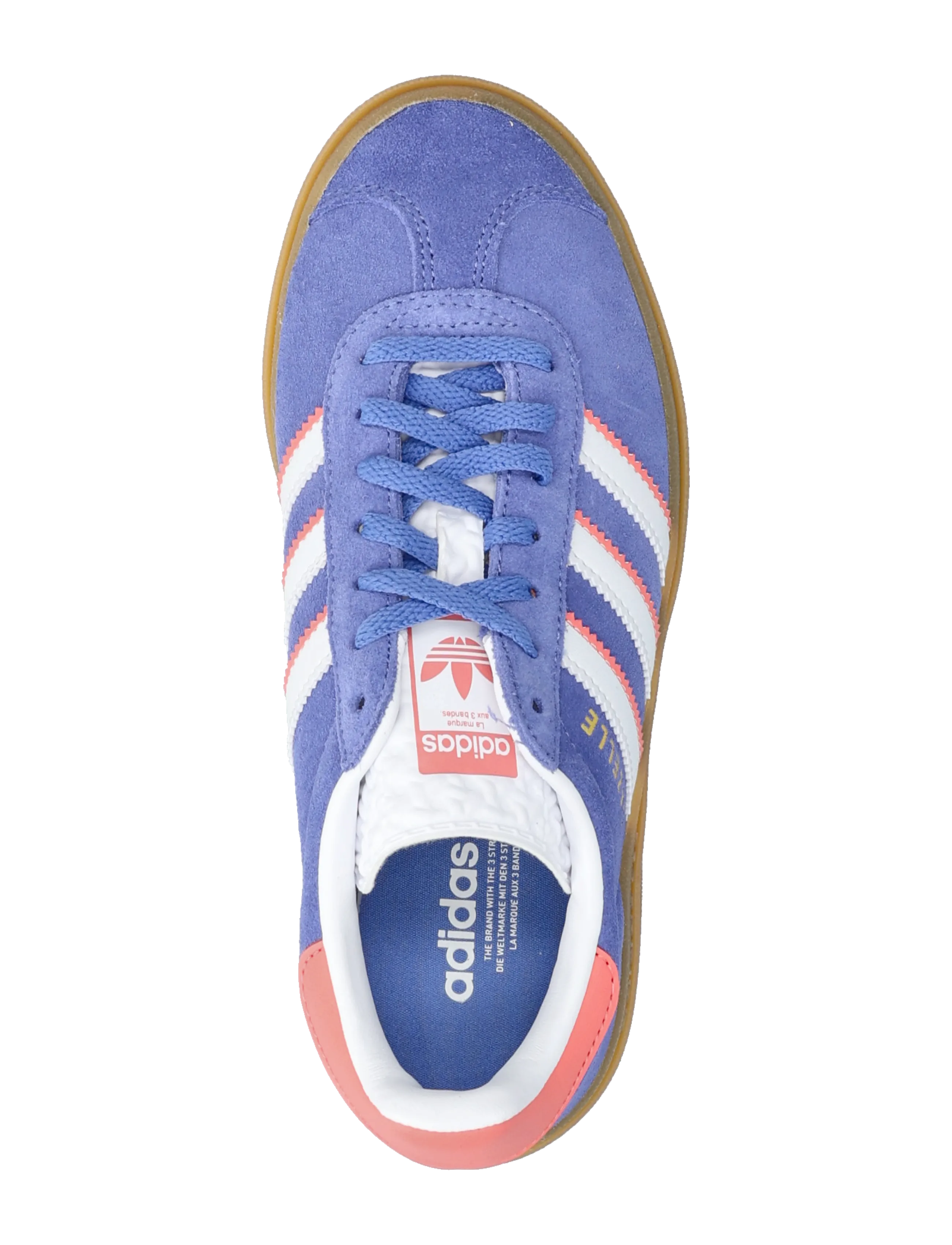 adidas Originals - GAZELLE BOLD J - lave sneakers - realil/ftwwht/goldmt - 3