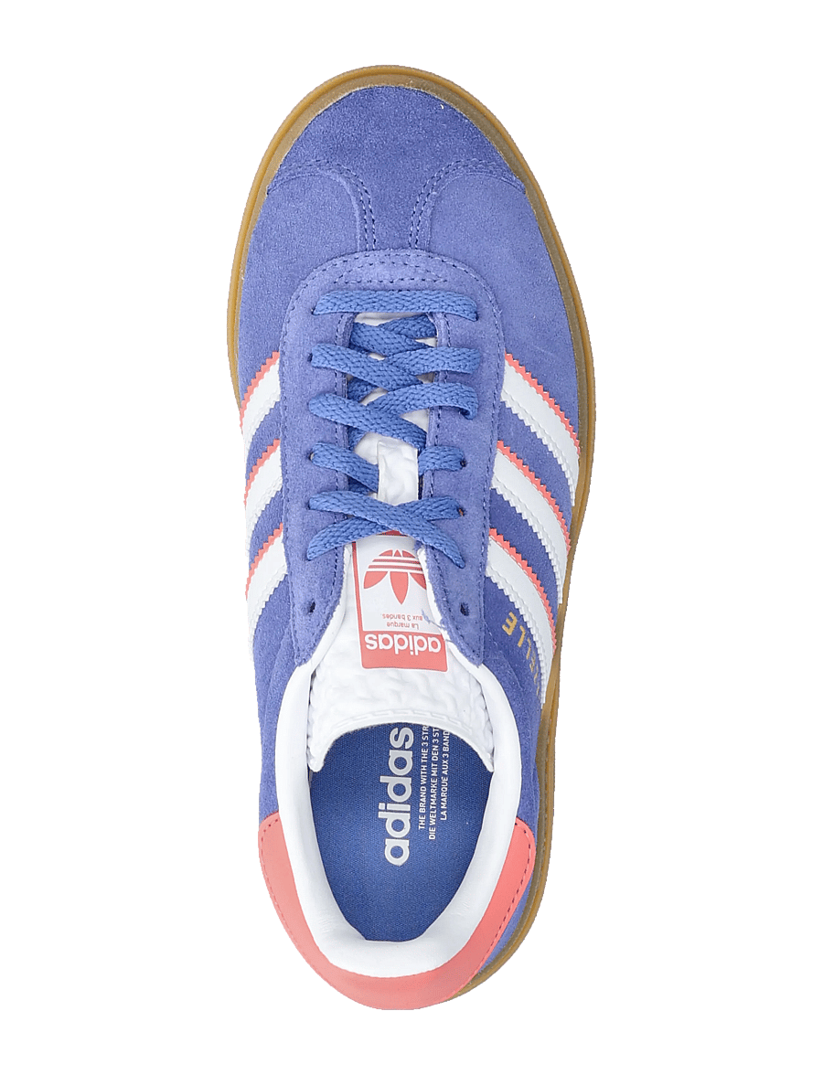 adidas Originals - GAZELLE BOLD J - lave sneakers - realil/ftwwht/goldmt - 3