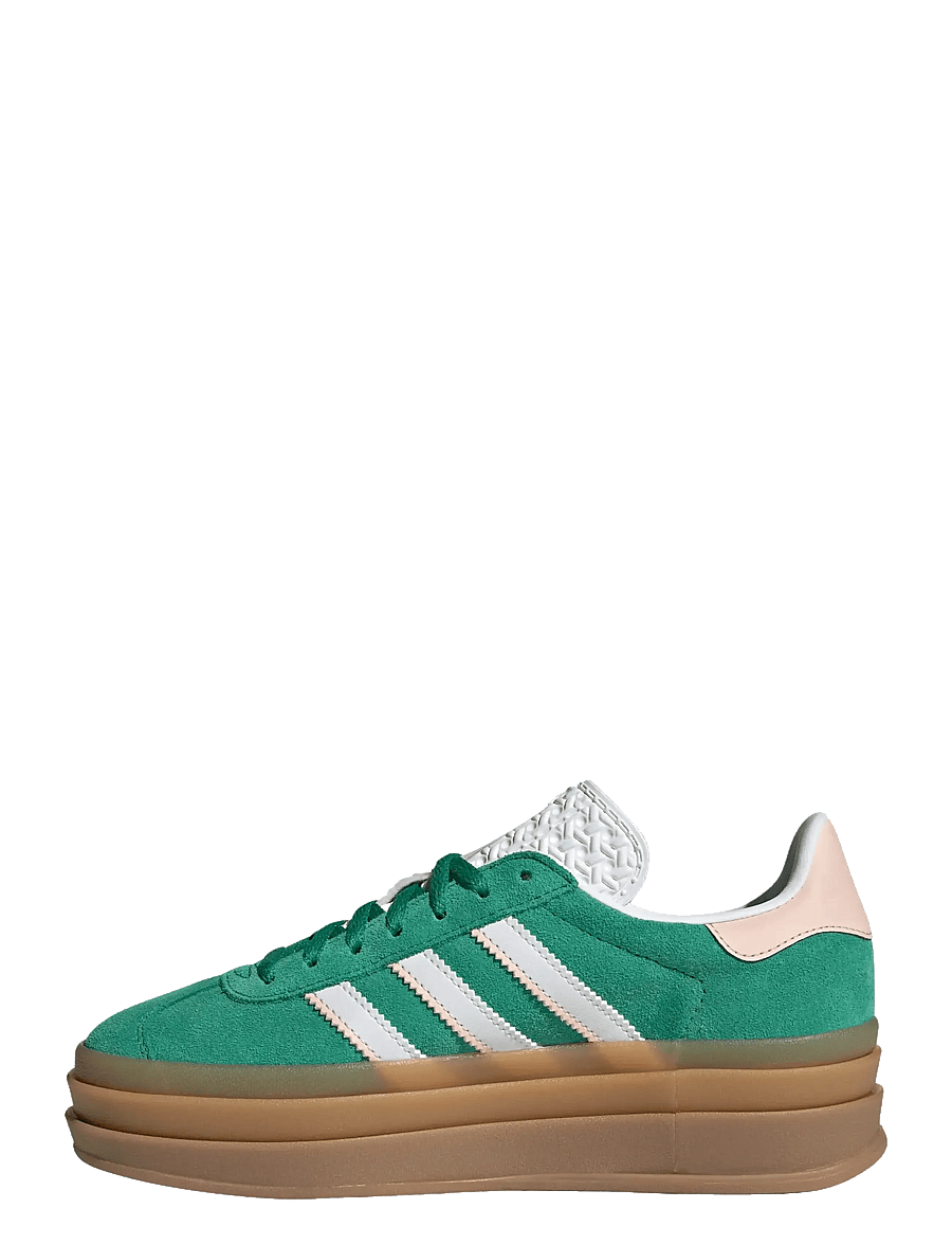 adidas Originals - GAZELLE BOLD J - lave sneakers - bgreen/ftwwht/goldmt - 2