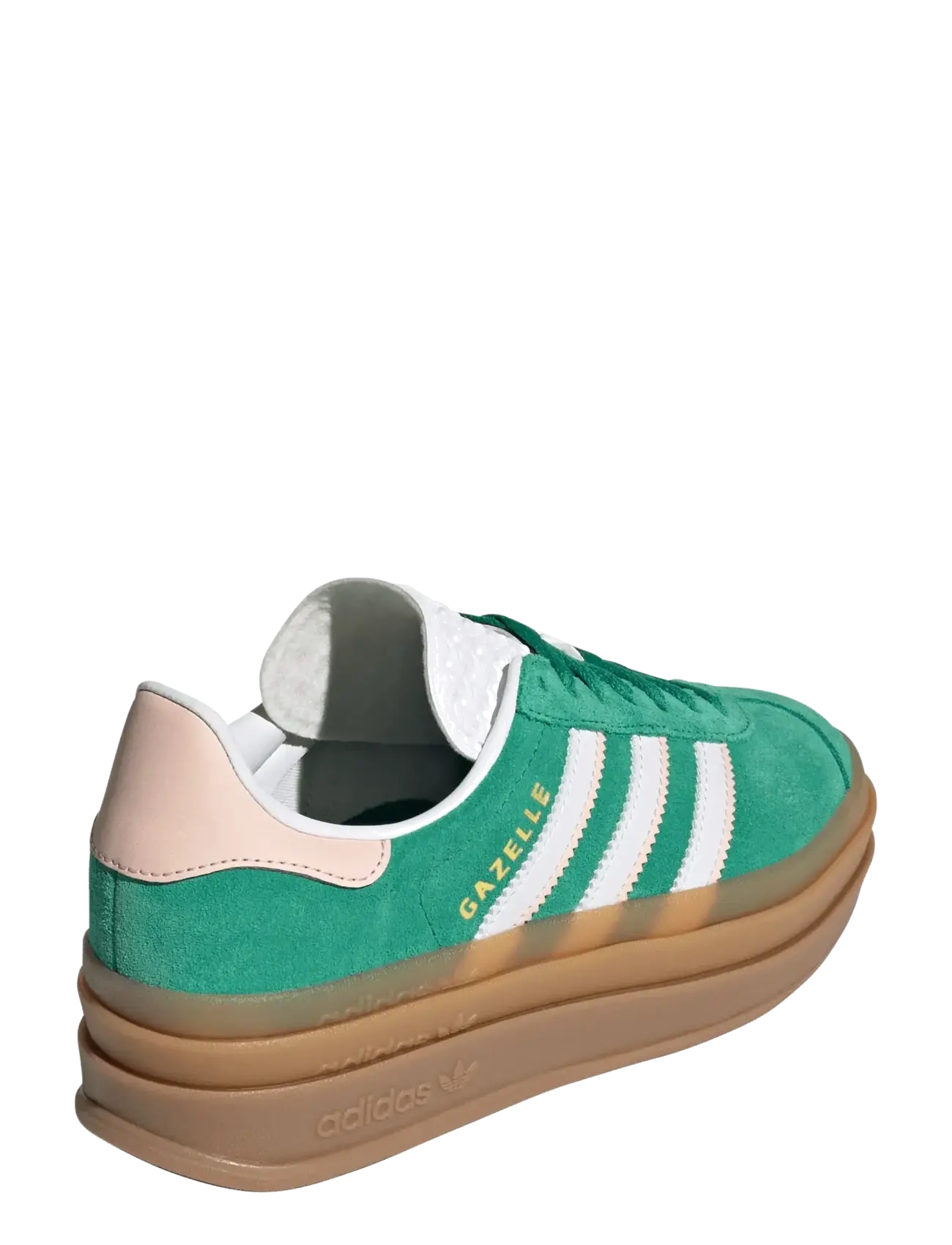 adidas Originals - GAZELLE BOLD J - baskets basses - bgreen/ftwwht/goldmt - 3