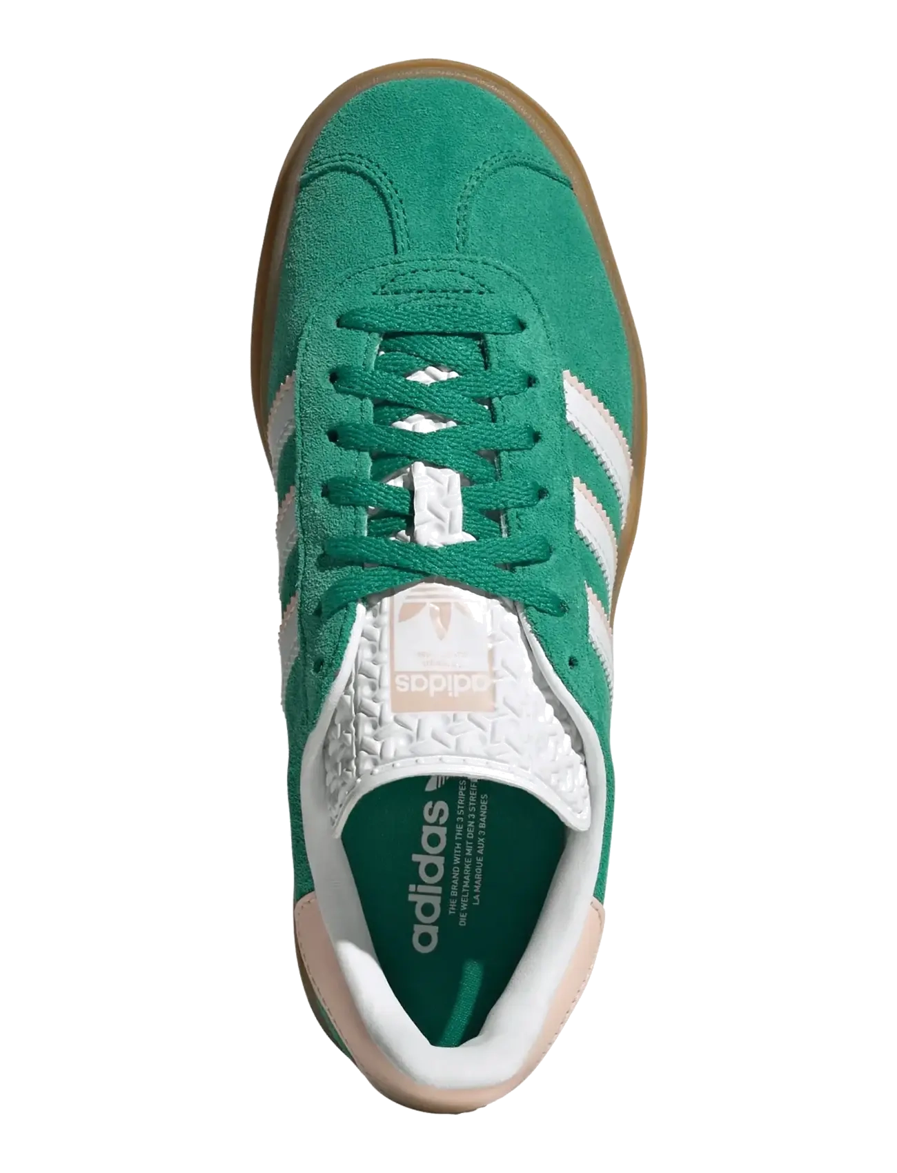 adidas Originals - GAZELLE BOLD J - baskets basses - bgreen/ftwwht/goldmt - 4