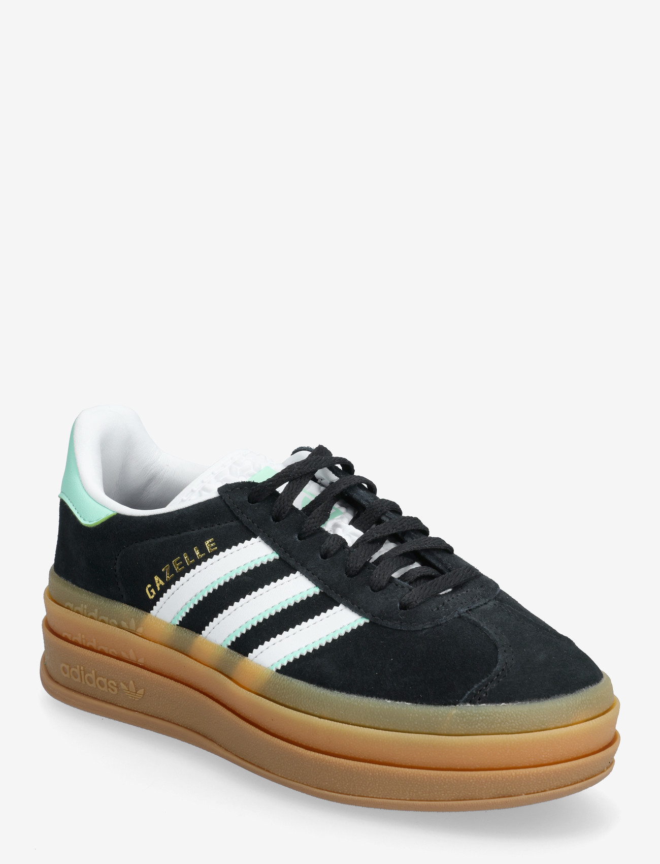 adidas Originals - GAZELLE BOLD J - lave sneakers - cblack/ftwwht/gum1 - 0