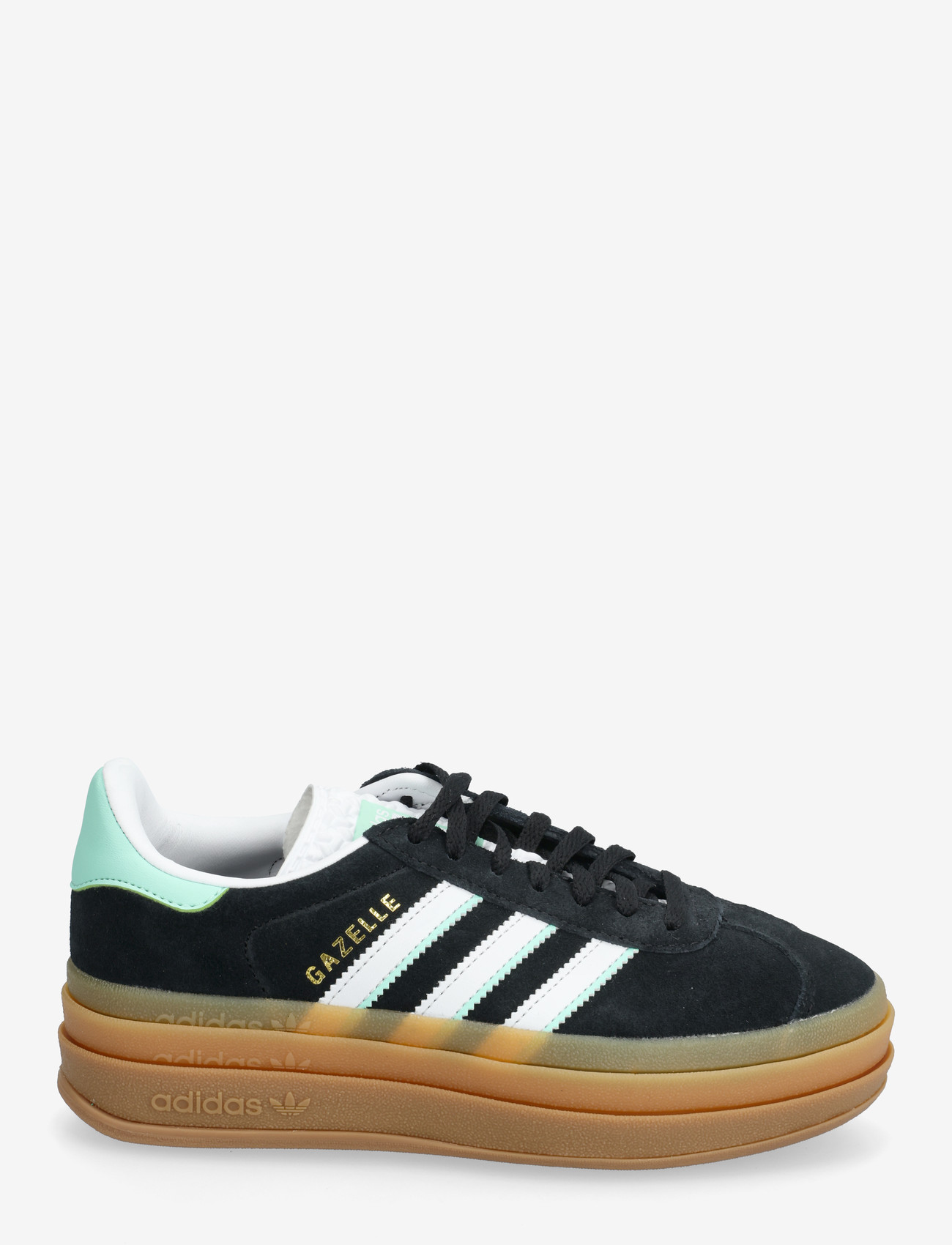adidas Originals - GAZELLE BOLD J - lave sneakers - cblack/ftwwht/gum1 - 1