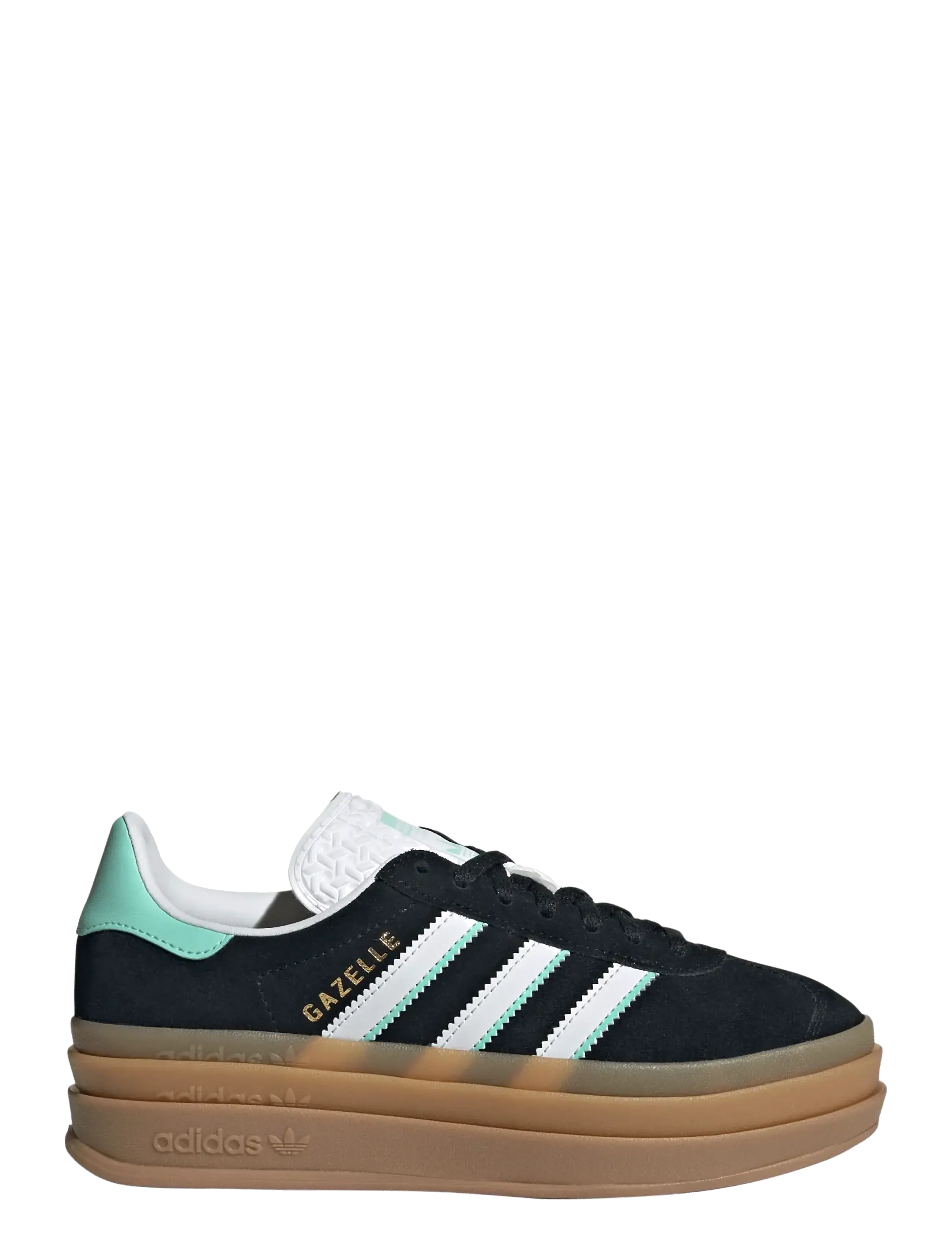 adidas Originals - GAZELLE BOLD J - lave sneakers - cblack/ftwwht/gum1 - 1