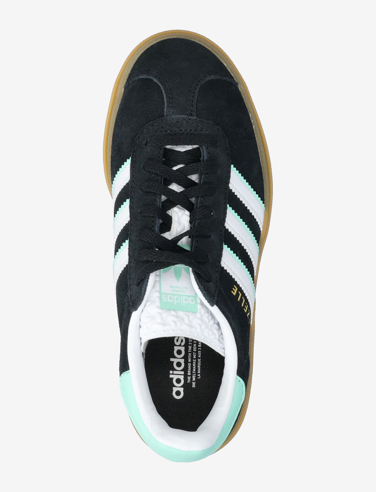 adidas Originals - GAZELLE BOLD J - lave sneakers - cblack/ftwwht/gum1 - 3