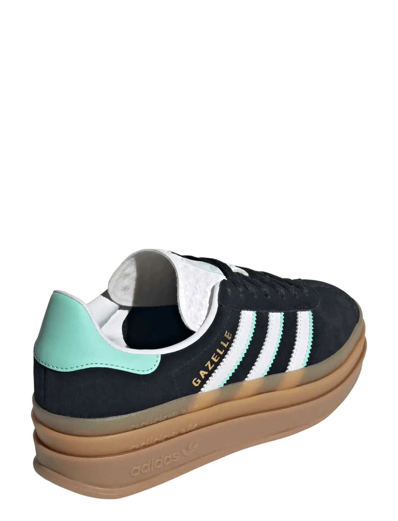 adidas Originals - GAZELLE BOLD J - lave sneakers - cblack/ftwwht/gum1 - 3