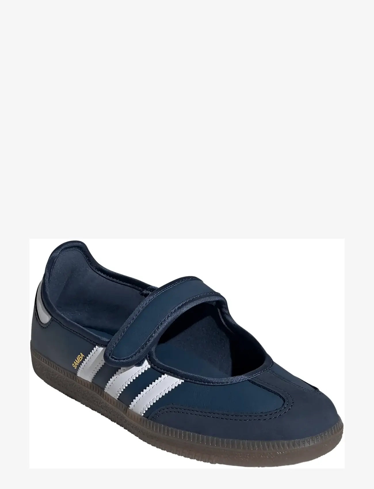 adidas Originals - SAMBA JANE W - lave sneakers - crenav/ftwwht/goldmt - 0