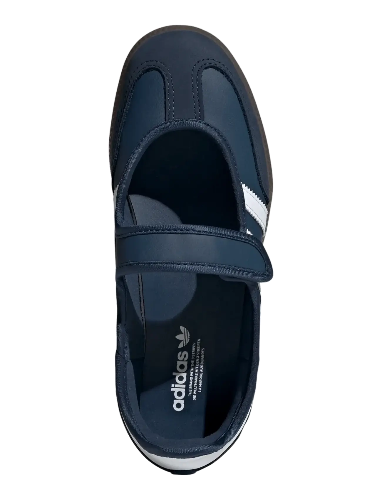 adidas Originals - SAMBA JANE W - lave sneakers - crenav/ftwwht/goldmt - 4